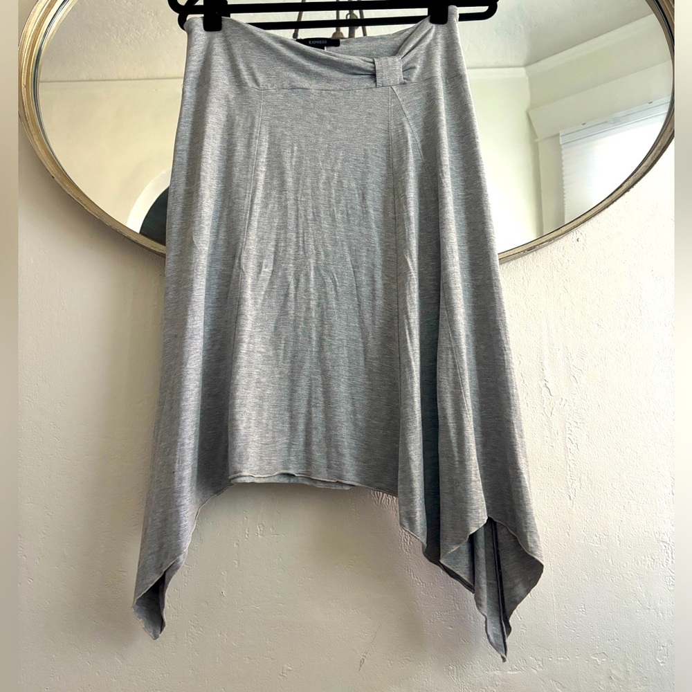 Express gray skirt